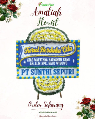 Papan Bunga Duka di Cibiuk