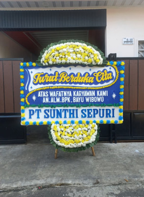 Papan Bunga Duka di Cibiuk